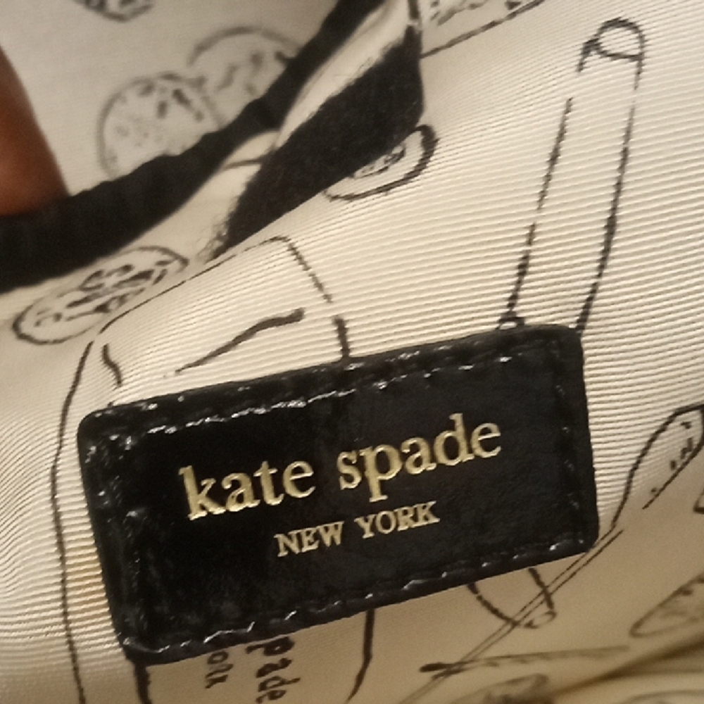 Kate Spade Black and Cream Laptop Crossbody Bag - Picture 3 of 7